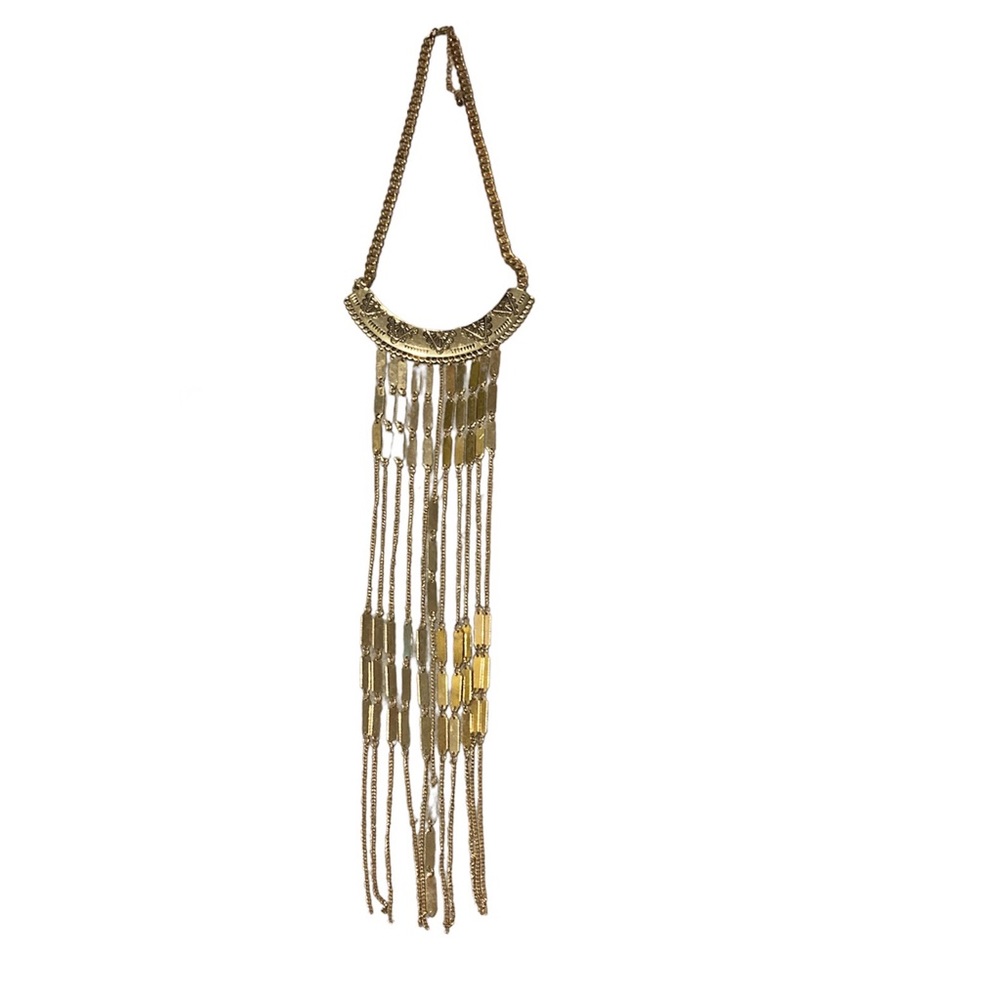 Gold-Toned Costume Jewelry Necklace